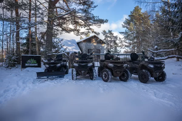 ATVs for motorcycle safaris
